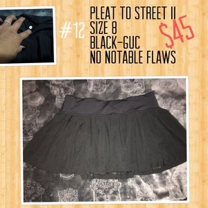 Pleat to street II skirt